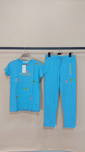 ست تیشرت وشلوار زنانه و دخترانه مارک mango