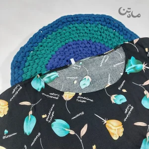 ست تیشرت وشلوار نخی زنانه رز
