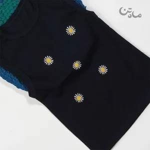 تاب کبریتی زنانه گلدوزی شده مشکی